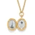 Brighton Enamel Reverie Rose Gold Locket Necklace
