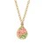Brighton Enamel Rose Petal Gold Teardrop Pendant Necklace