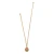 Brighton Enamel Rose Petal Gold Teardrop Pendant Necklace