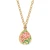 Brighton Enamel Rose Petal Gold Teardrop Pendant Necklace