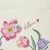 Brighton La Tulipe Violetta Embroidered Tulips Ivory Crossbody Flap Satchel Purse