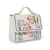 Brighton La Tulipe Violetta Embroidered Tulips Ivory Crossbody Flap Satchel Purse