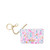 Lilly Pulitzer ID Case With Gold Bamboo Zipper Pull Coin Case
