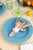 Lilly Pulitzer Woven Cut Edges Ceramic Dinner Plate Set