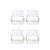Lilly Pulitzer Sun Tiles Home White Ceramic Set Of 4 Napkin Rings