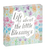 Ganz Blooms Beveled Glass Tabletop Block Sign
