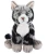 Ganz American Short Hair Grey & Black Striped Stuffed Cat The Heritage Collection