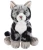 Ganz American Short Hair Grey & Black Striped Stuffed Cat The Heritage Collection