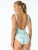 Carmen Marc Valvo Tamarindo Beaded Sides One Piece Swimsuit