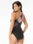 Coco Contours Plumeria Haze Genesis One Shoulder One Piece Swimsuit