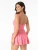 Coco Contours Keepsake Empress One Piece Sarong Camelia Pink Swimsuit Swimdress