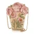 Mary Frances Sweet Pink Flowers Crossbody Handbag