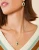 Spartina 449 Chateau Faceted Stone Gold Drop Earrings