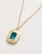 Spartina 449 Chateau Faceted Glass Stone Gold Necklace
