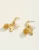 Spartina 449 Gold Pine Forest Pearl Dangle Earrings