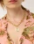 Spartina 449 Southern Palm Tree Coin Pendant Gold Chunky Chain Toggle Necklace