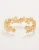 Spartina 449 Posy Party Flowers Gold Cuff Bracelet