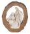 Ganz Ivory Small Nativity Scene Inside A Wood Log Figurine