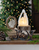 Ganz Ivory Small Nativity Scene Inside A Wood Log Figurine