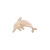 Rightside Design Dolphin Natural Wood Beaded Napkin Ring
