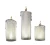 Icy Craft Frosted Shimmer LED Candle Set Of 3