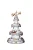 Icy Craft LED Multi-Tier Christmas Tree Village With Revolving Train