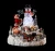Icy Craft Snowman & Santa Topped Christmas Village Musical Figurine
