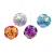 Kurt Adler Iridescent Foil Flower Ball Ornament