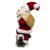 Kurt Adler Kringles Klaus Santa With LED Lit Garland Mantle Fireplace Figurine