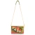 Mary Frances Hot Palm Leaf Striped Crossbody Clutch Purse