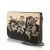 Mary Frances Wild One Black & Ivory Flowers Crossbody Clutch Purse