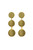 Gretchen Scott Durban 3 Ball Drop Earrings gold