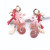 Caballo de Mar Seahorse Dangle Earrings mauve pink
