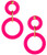 Lisi Lerch Poppy Acrylic Dangle Hoop Earrings