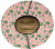 Kenny K Shanghai Straw Under Brim Print Lifeguard Sun Hat