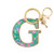 Lilly Pulitzer Initial Key Ring Clip