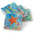 Aqua Dream Sea Life 4 Pack Coaster Set