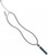 Brighton Blue Crystal Rocks Reversible Silver Bar Necklace