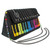 Mary Frances Key Player Multicolor Piano Keyboard Crossbody Handbag Purse