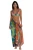 Sunshine 79 Flora Block Pareo Swim Cover Up Wrap Skirt