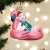 Old World Christmas Snowman On Flamingo Pool Float Glass Tree Ornament