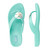 Oka-B Sandy Metallic Starfish Sand Dollar Flip Flop
