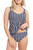 Tribal Aruba Under The Sea Reversible Stripes Tankini Bikini Two Piece Swimsuit