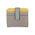 ili New York Multi Color Small Bi-Fold Leather Wallet