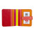 ili New York Multi Color Small Bi-Fold Leather Wallet