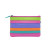 ili New York Key Ring Colorblock Leather Coin Purse