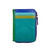 ili New York Vertical Zip Colorblock Leather Card Wallet