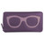 ili New York Eyeglass Frames Graphic Leather Zipper Case