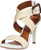 Carrano Natural Raffia and White Leather High Heel Dress Shoes