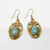 Anju Janya Mixed Metal Amazonite Earrings